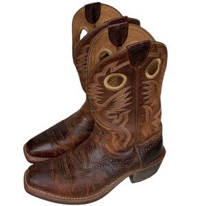 Ariat Heritage Roughstock Western Cowboy Boots 10002227 size 8.5 D Mens Brown